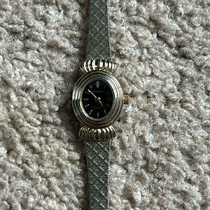 Milan women’s vintage stainless steel genuine‎ diamond quartz watch one size